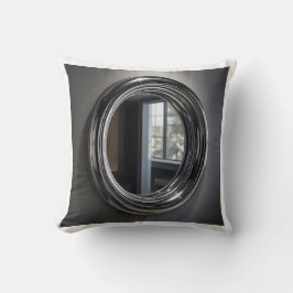 Tubular Chrome Mirror Reflection Art Kussen
