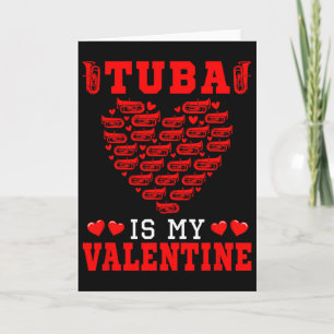Tuby Is Mijn Valentijn Instrument Team Cute Hearts Kaart