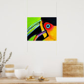 Tucan Closeup Poster (Keuken)