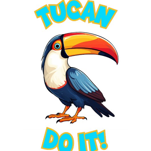 Tucan kan het. t-shirt