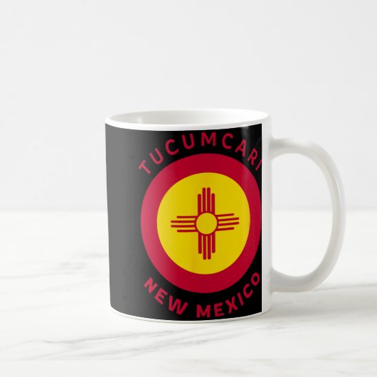 Tucari New Mexico Nm Flag Zia Souvenir  Koffiemok (Rechts)