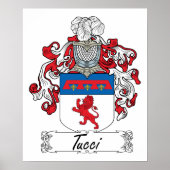 Tucci Family Crest Poster (Voorkant)