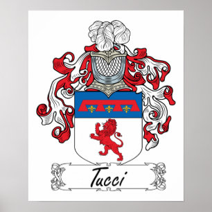 Tucci Family Crest Poster