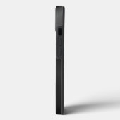 Tuck en Roll: Blalck geborsteld metaal Case-Mate iPhone Case (Achterkant / Links)