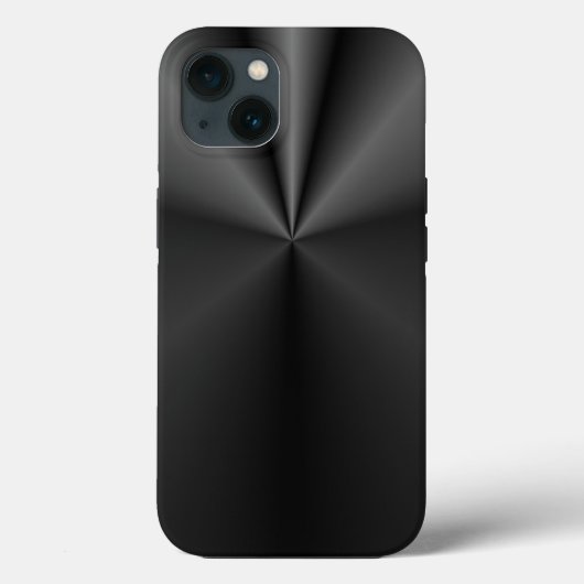 Tuck en Roll: Blalck geborsteld metaal Case-Mate iPhone Case (Achterkant)