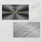 Tuck en Roll Charcoal Steel Visitekaartje (Voorkant / Achterkant)
