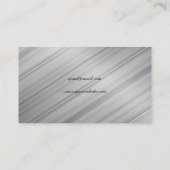 Tuck en Roll Charcoal Steel Visitekaartje (Achterkant)