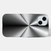 Tuck en Roll van geborsteld metaal Case-Mate iPhone Case (Achterkant (horizontaal))