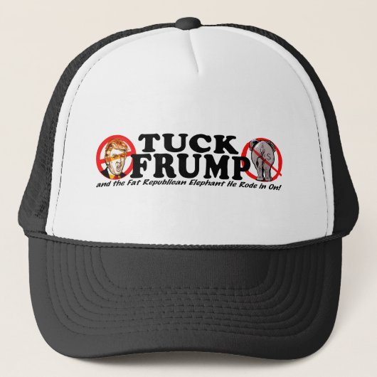 Tuck Frump Ant-Donald Trump 2016 Trucker Pet (Voorkant)
