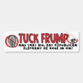 Tuck Frump Bumpersticker (Voorkant)