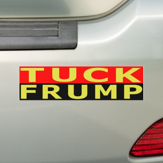 Tuck Frump Bumpersticker (Op auto)