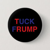 TUCK FRUMP Donald Trump Ronde Button 5,7 Cm (Voorkant)