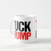 Tuck Frump Funny Anti Donald Trump Koffiemok (Voorkant links)