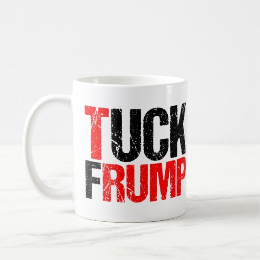 Tuck Frump Funny Anti Donald Trump Koffiemok (Links)