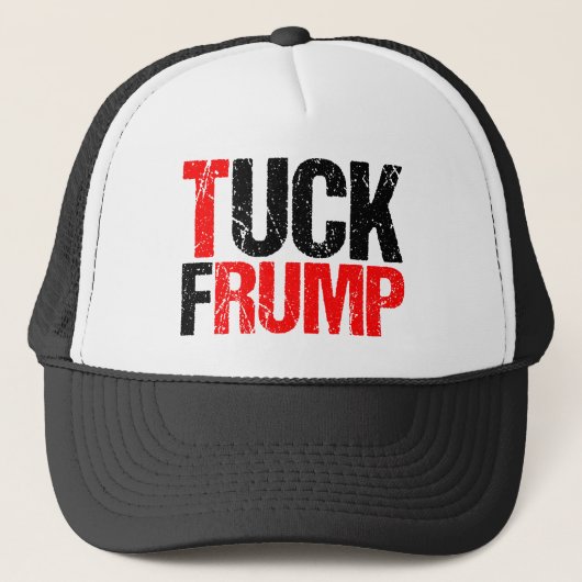 Tuck Frump Funny Anti-Donald Trump Politiek Trucker Pet (Voorkant)