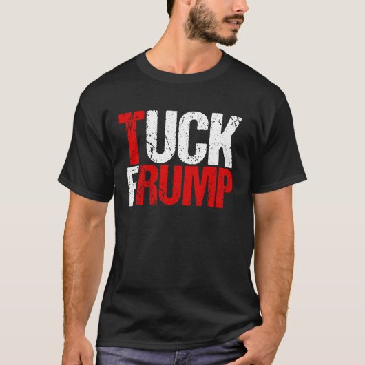 Tuck Frump Funny Anti Trump T-shirt (Voorkant)