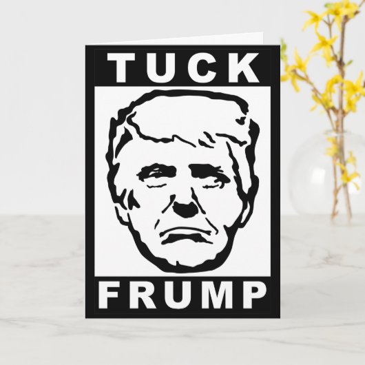 tuck frump kaart (Gele Bloem)
