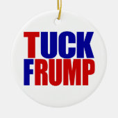 "TUCK FRUMP" KERAMISCH ORNAMENT (Voorkant)