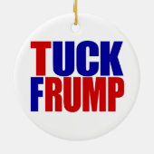 "TUCK FRUMP" KERAMISCH ORNAMENT (Achterkant)