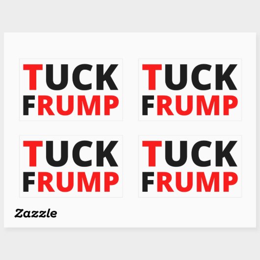 Tuck Frump Rechthoekige Sticker (Vel)