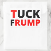 Tuck Frump Rechthoekige Sticker (Tas)