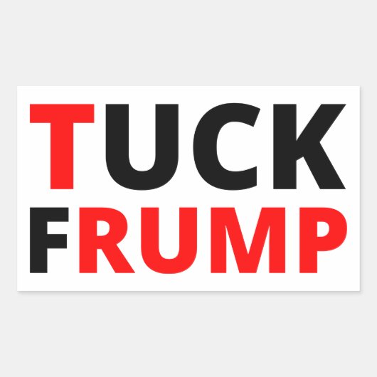 Tuck Frump Rechthoekige Sticker (Voorkant)