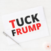 Tuck Frump Rechthoekige Sticker (Envelop)