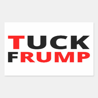 Tuck Frump Rechthoekige Sticker