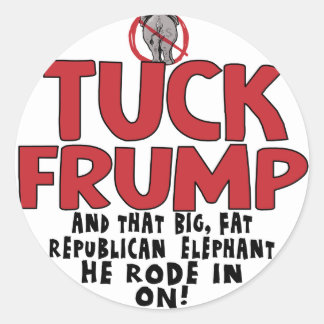 Tuck Frump Ronde Sticker