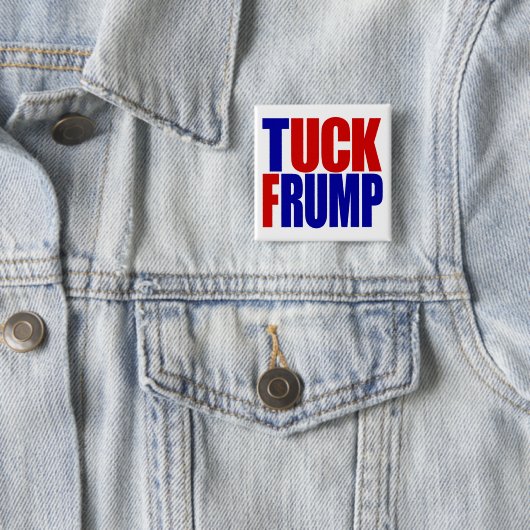 "TUCK FRUMP" VIERKANTE BUTTON 5,1 CM (In situ)