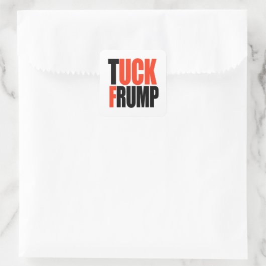 TUCK FRUMP VIERKANTE STICKER (Tas)