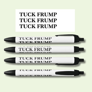 TUCK FRUMP ZWARTE INKT PEN