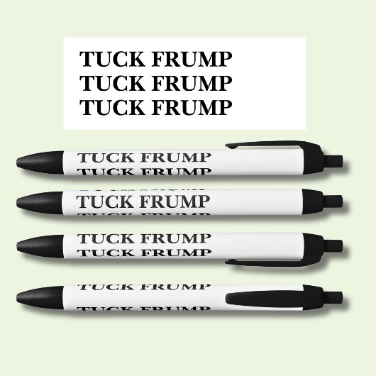 TUCK FRUMP ZWARTE INKT PEN
