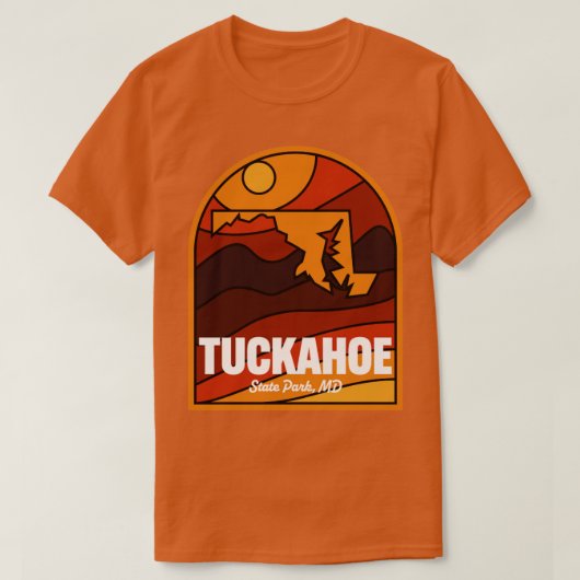 Tuckahoe State Park Maryland T-shirt (Design voorkant)