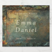 Tuckborough Whiskey Bruiloft Likeurfles Etiket (Enkel label)