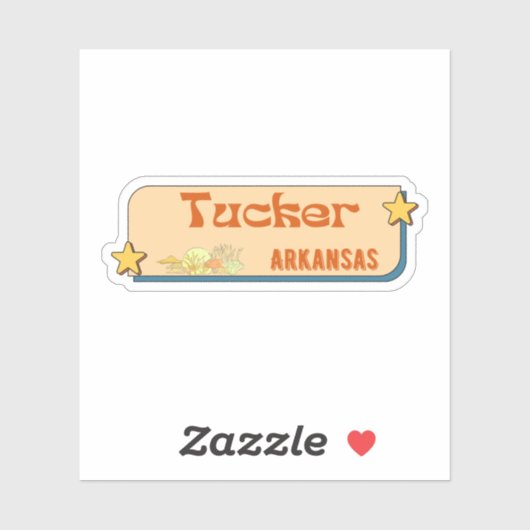Tucker, Arkansas Sticker (Vel)