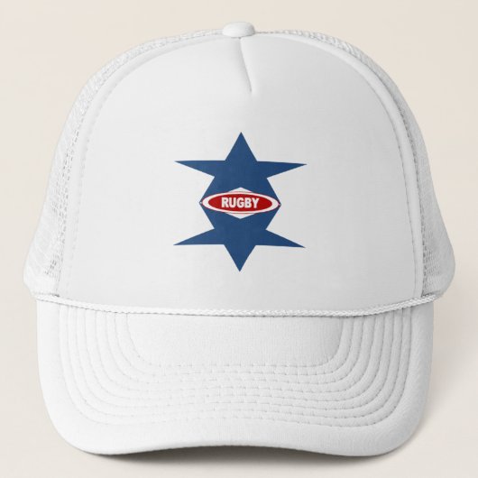 Tucker Blanc US RUGBY Trucker Pet (Voorkant)