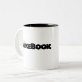 Tucker Chinn- myFarcebook.com Cosmetic Surgeon Tweekleurige Koffiemok (Voorkant links)