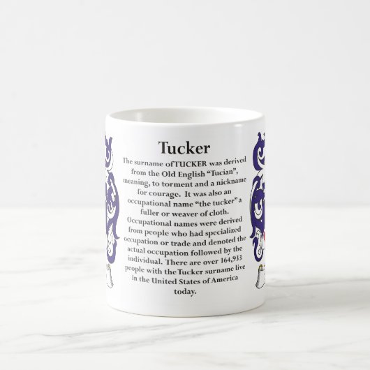 Tucker Family Coat of Arms Mok (Center)