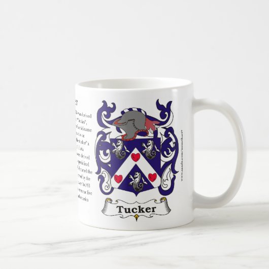 Tucker Family Coat of Arms Mok (Rechts)