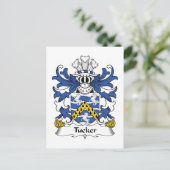 Tucker Family Crest Briefkaart (Staand voorkant)
