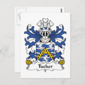 Tucker Family Crest Briefkaart (Voorkant / Achterkant)