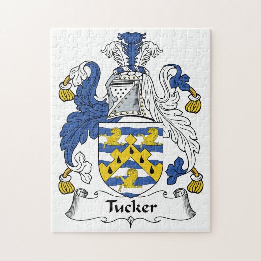 Tucker Family Crest Legpuzzel (Verticaal)