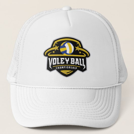 Tucker Hat, kampioenschap volleybal Trucker Pet (Voorkant)