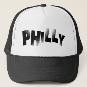 Tucker Hat uit zwart-wit Trucker Pet