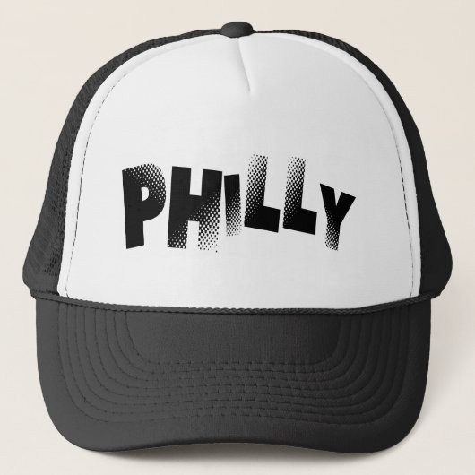 Tucker Hat uit zwart-wit Trucker Pet (Voorkant)