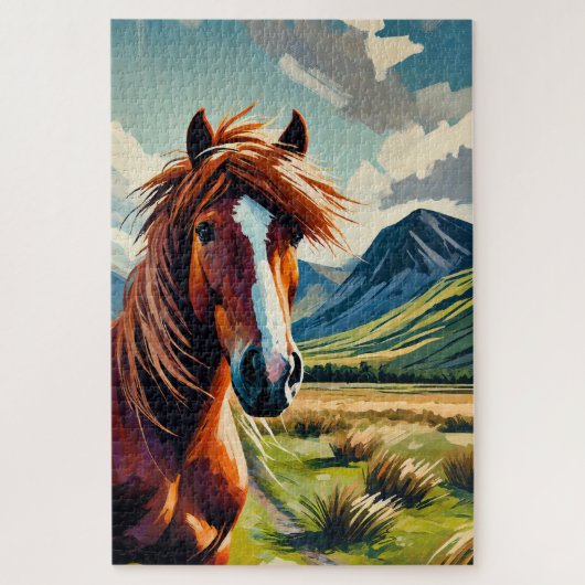 Tucker het Paard 1000 Stuk Puzzel (Verticaal)