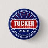 Tucker voor President 2028 Ronde Button 3,2 Cm (Voorkant)