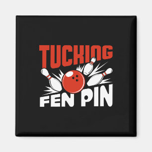 Tucking Fen Pin Bowling Player Sport Bowler Grappi Magneet