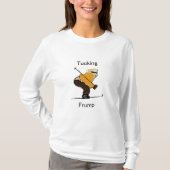 Tucking Frump Women's long hoeve T-shirt (Voorkant)